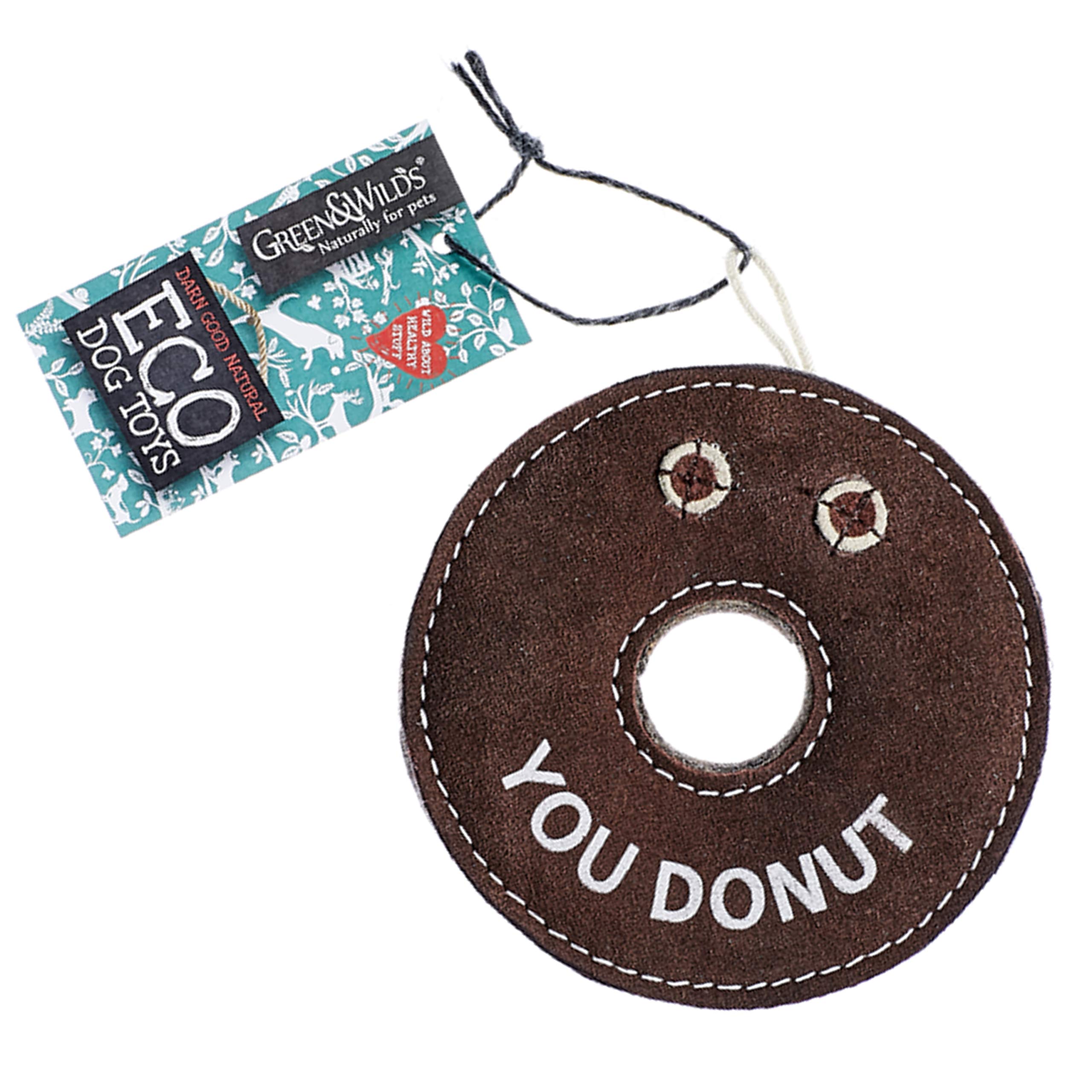 Eco Dog Toy - Green & Wilds - Derrick the Donut