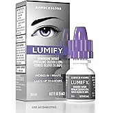 LUMIFY Eye Drops for Red Eyes, Redness Reliever for Brighter Looking Eyes, Works in 1 Minute & Lasts Up to 8 Hours, Eye Drops