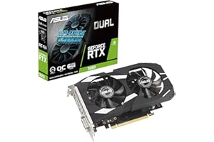 ASUS Dual NVIDIA GeForce RTX 3050 6GB OC Edition Gaming Graphics Card - PCIe 4.0, 6GB GDDR6 Memory, HDMI 2.1, DisplayPort 1.4