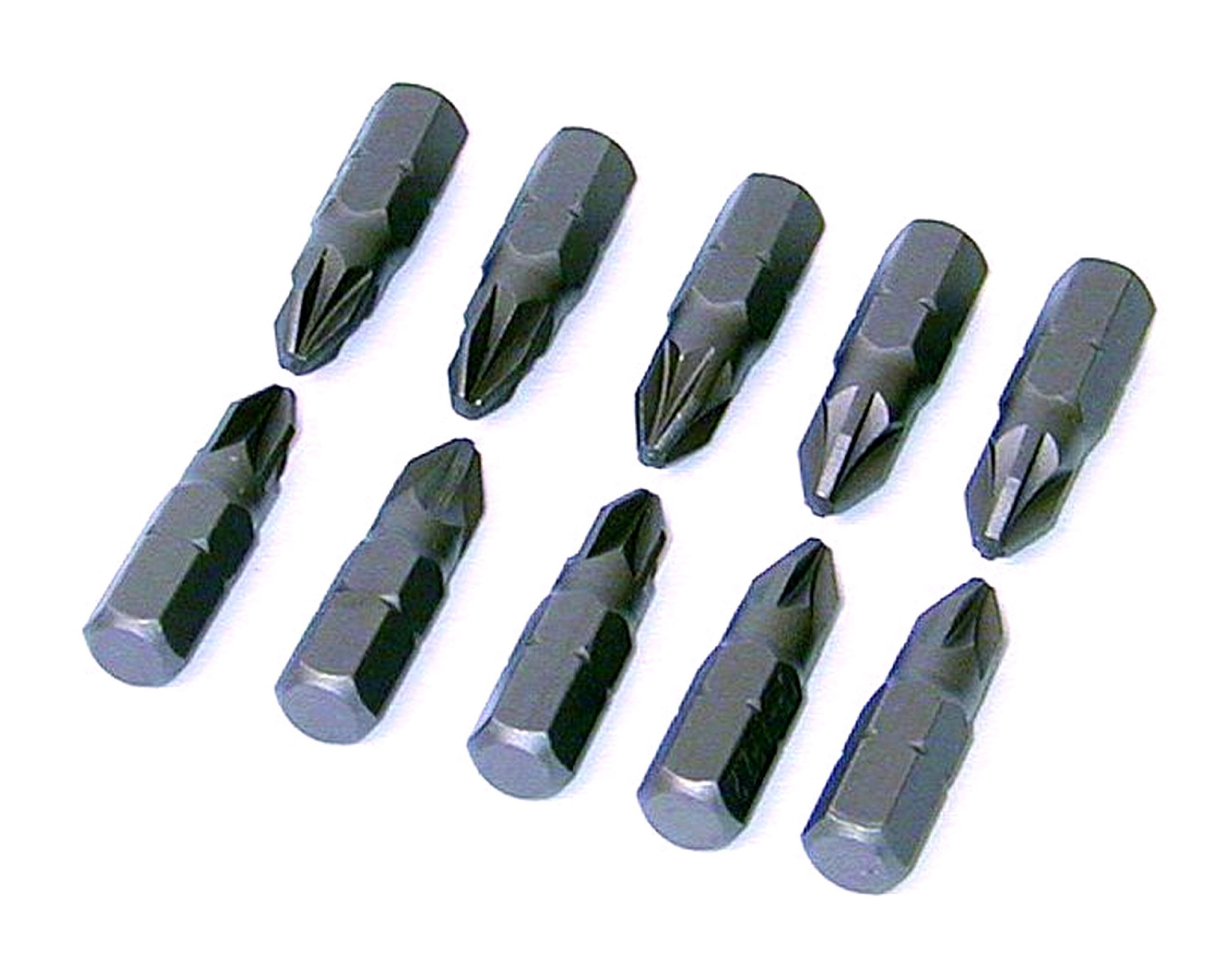 Rolson PZ2 x 25mm Bit Set (10 Pieces)