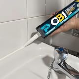 OB1 PlumbersPal White Sanitary Sealant & Adhesive - Mould Resistant - 290ml view 8