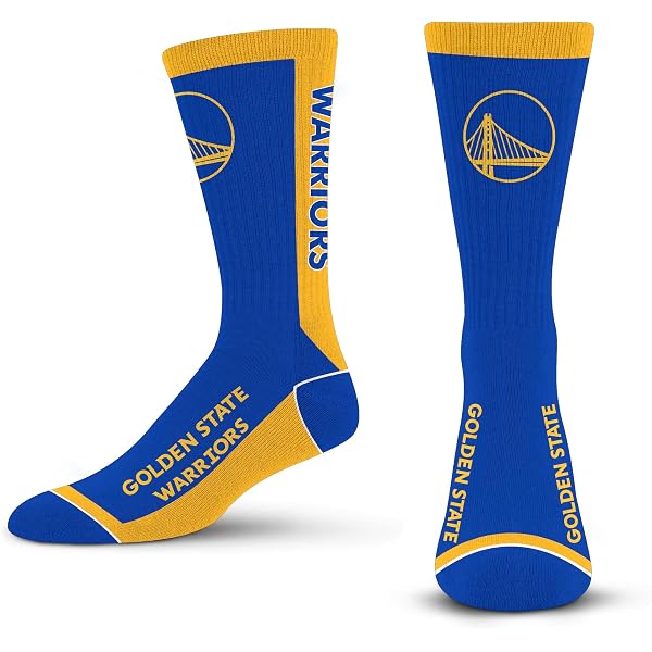 Amazon.com : For Bare Feet NBA GOLDEN STATE WARRIORS Logo Zoom Mesh Crew  Sock Size Large : Sports & Outdoors