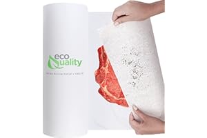 EcoQuality Butcher Paper 24 inch x 1000 ft - Roll for Butcher, Freezer Paper Great for Restaurants, Food Service, Butcher Paper, Meat Paper, Freezer Roll, Butcher Roll Uncoated and Unwaxed (1)
