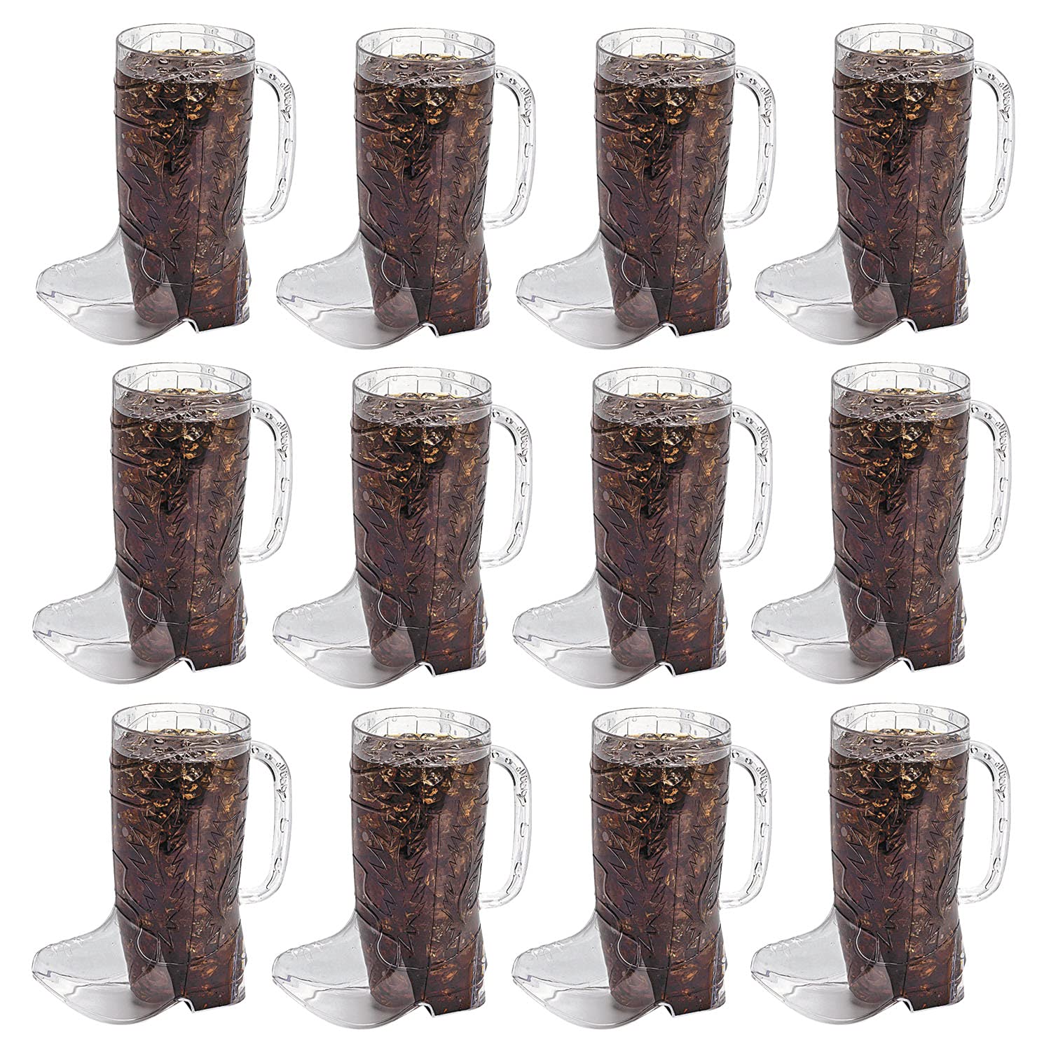 Fun Express Pack of 12 Cowboy Boot Mug, BPA Free