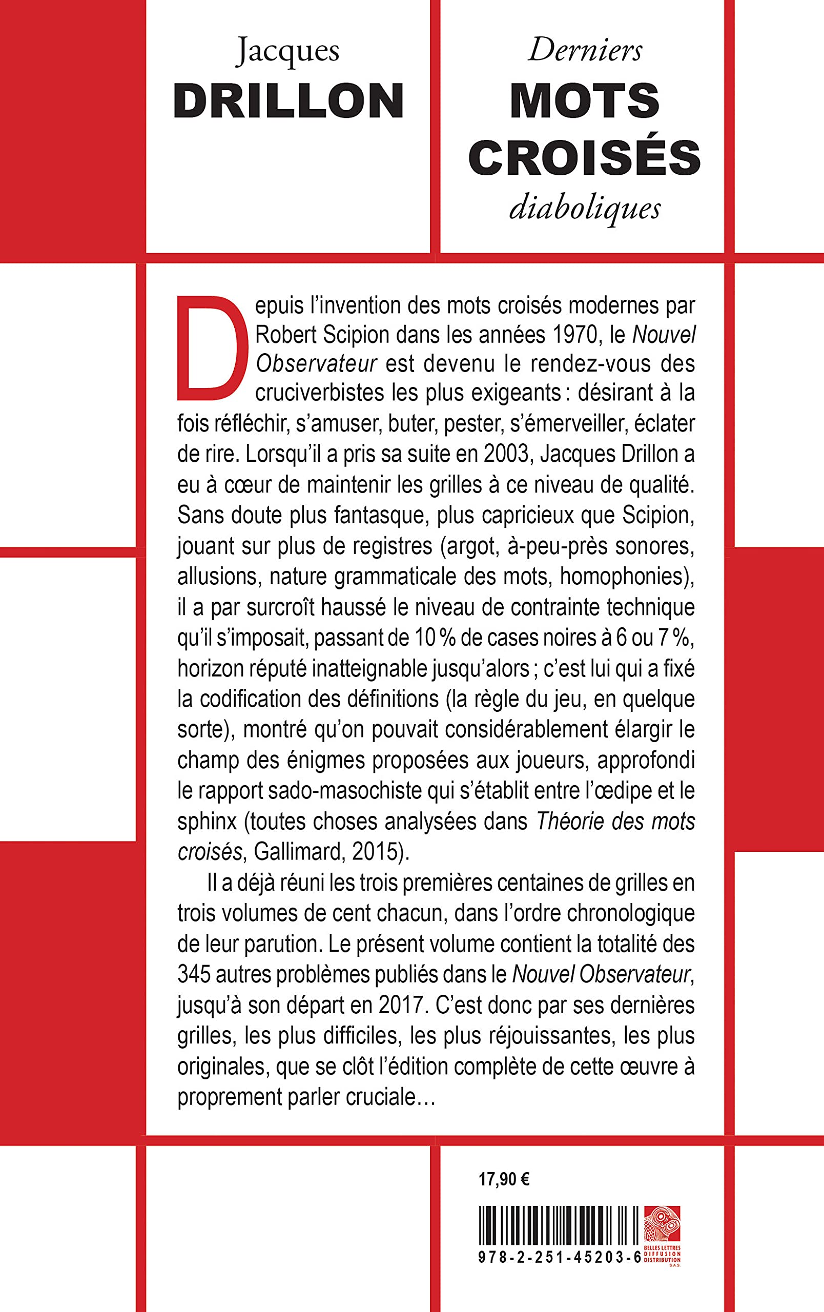 Amazon Fr Derniers Mots Croises Diaboliques Drillon Jacques Livres