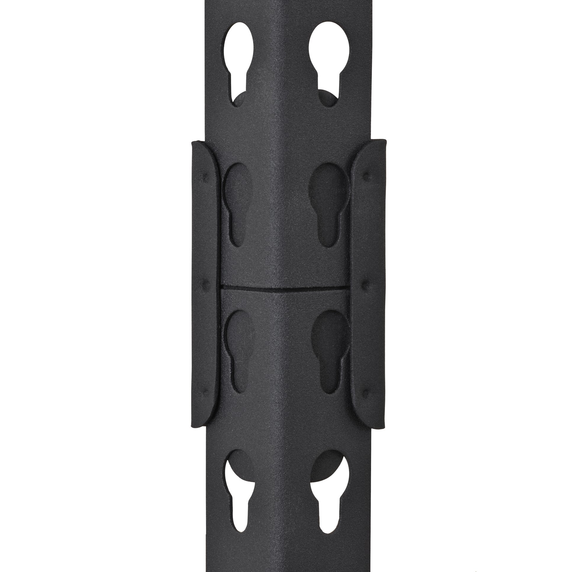 Edsal UR1848AZBLK Steel Storage Rack, 5 Adjustable Shelves with Post