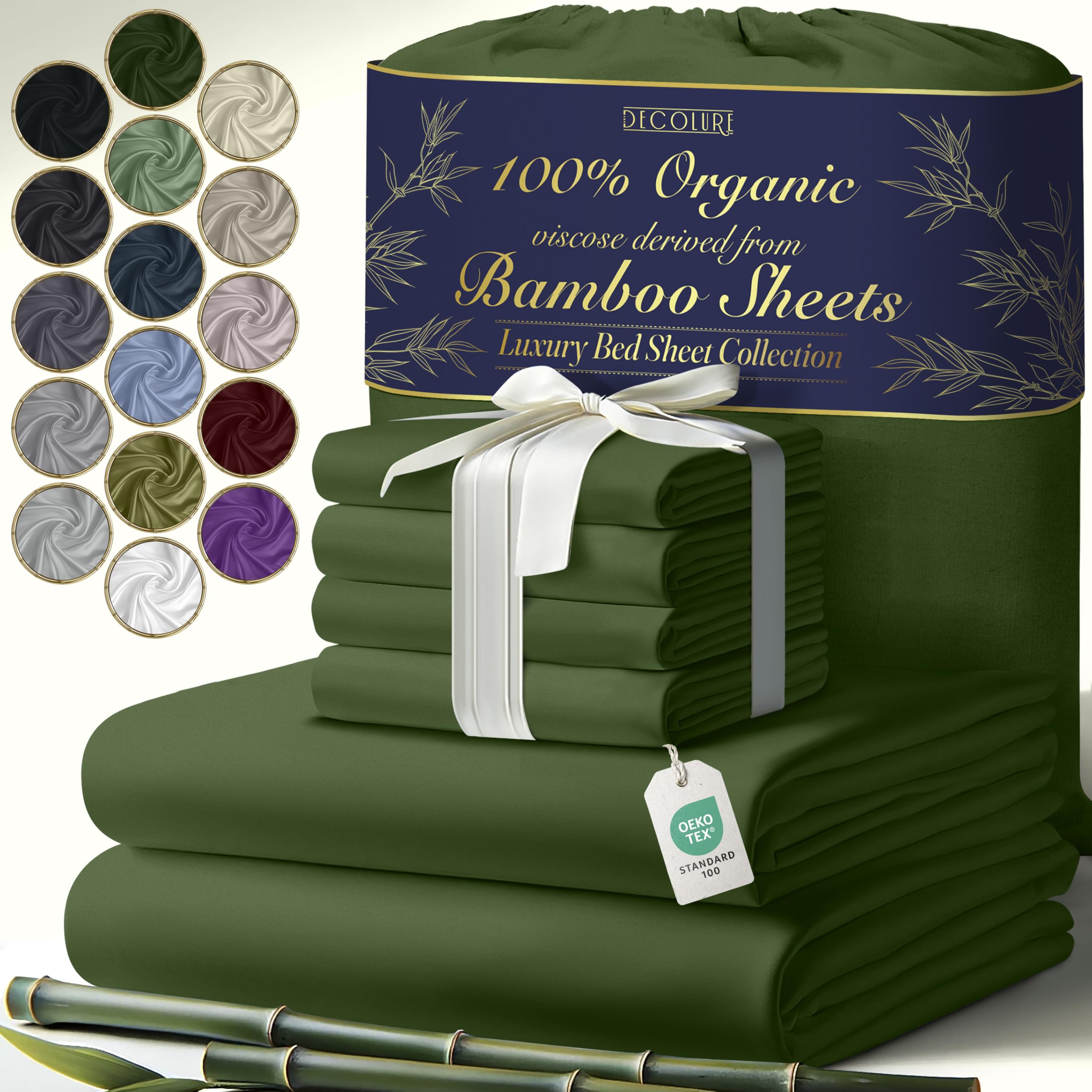 DECOLURE 100% Organic Viscose Derived from Bamboo