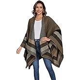 Shawl Wraps for Women, Elegant Knitted Cape Open Front Poncho Scarf Blanket Cardigan Coat for Spring, Autumn, and Winter