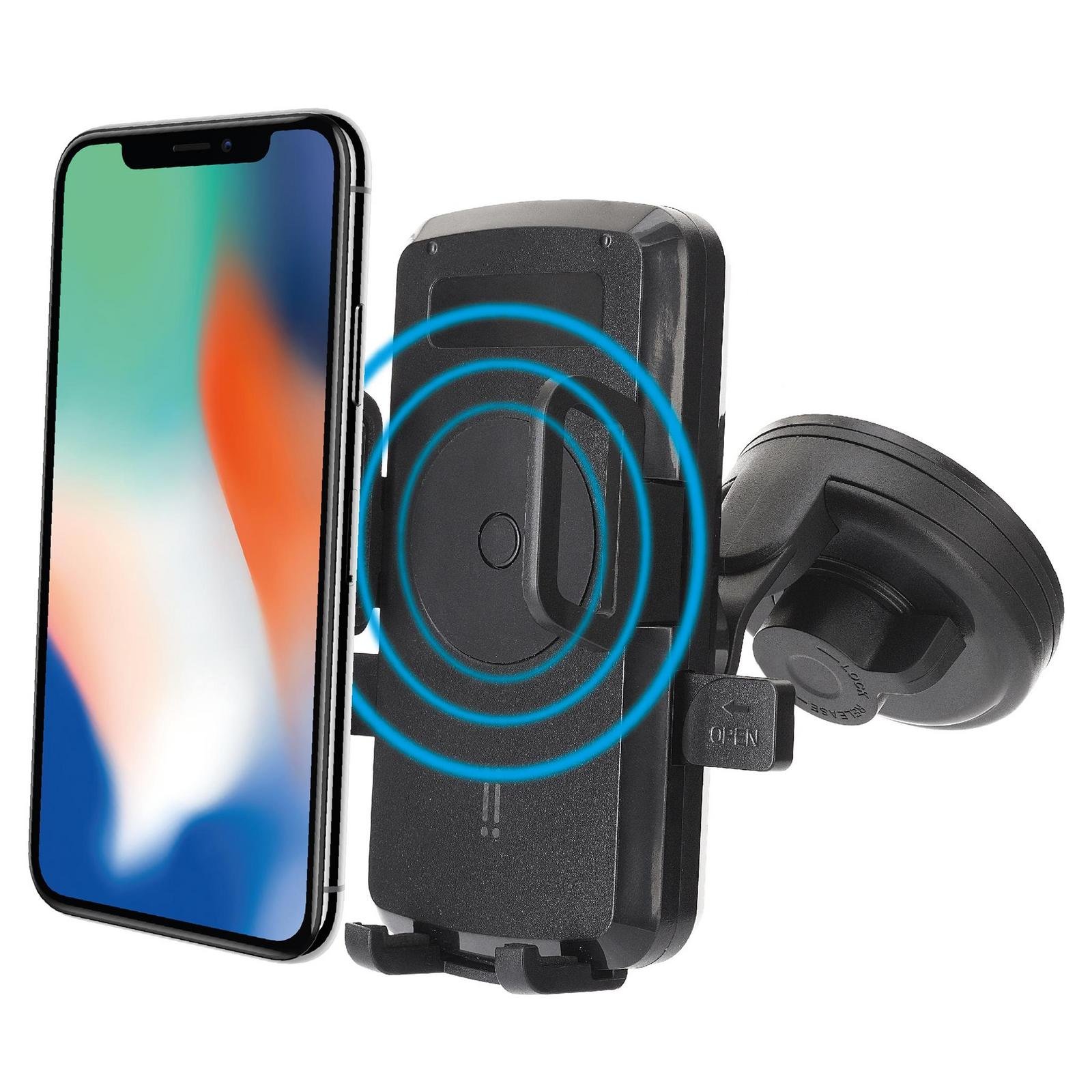 Aiino AICARHLDWRLS-BK Wireless Car Holder - Black