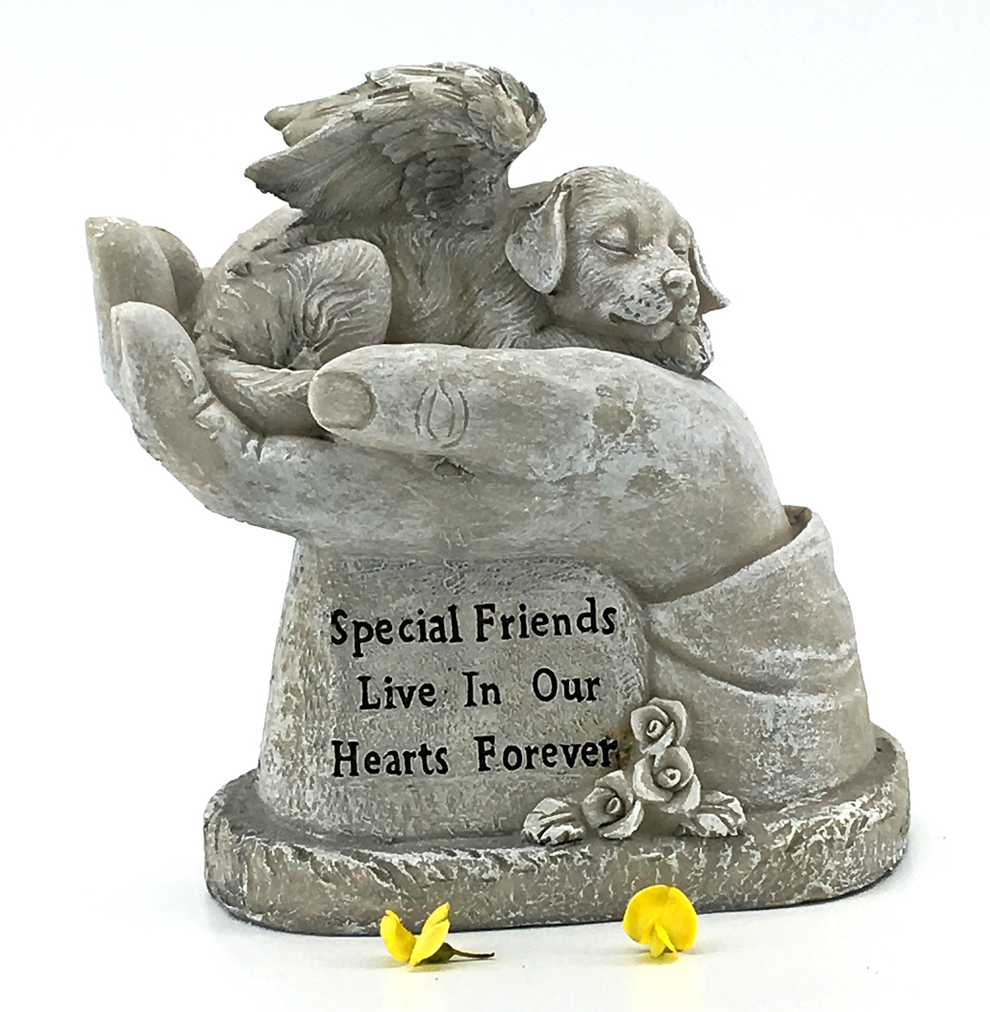 Indoor Outdoor Dog Memorial Durable Puppy Statue GardenYard Pet Tombstone Decor 817337022908 eBay