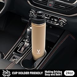 Y TOP 24 oz Insulated Stainless Steel Water Bottle