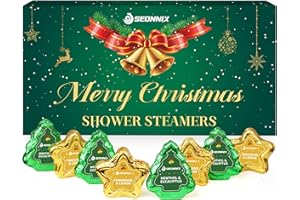 SEONNIX Shower Steamers Aromatherapy - 8 Pack Shower Bombs Christmas Gifts Stocking Stuffers for Women and Men, Stress Relief & Luxury Self Care, Gifts for Women Who Has Everything