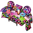 A FOR ADLEY Party Table Covers - 2 Pack 52x108 Inch Vinyl Tablecloths For Birthday & Art Parties