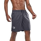 G Gradual Men's 5"/ 7"/ 9" Workout Running Shorts Quick Dry Lightweight Gym Shorts with Zip Pockets