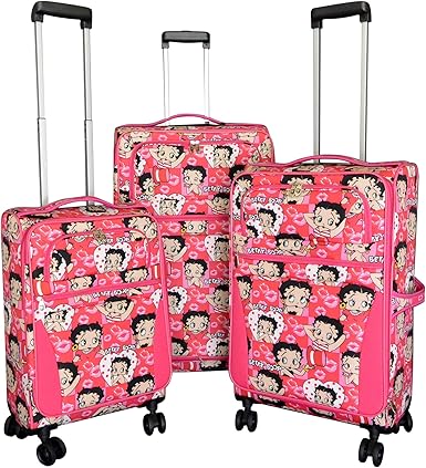 betty boop hard shell luggage
