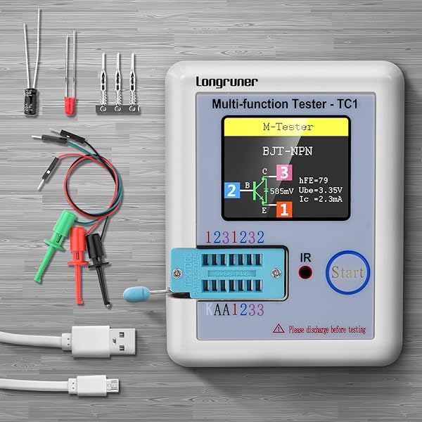 Longruner トランジスタテスター LCRメーター セット内容