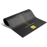 TRX Suspension Training Mat - Non-Slip Gym Mat, Black, 72" x 24"