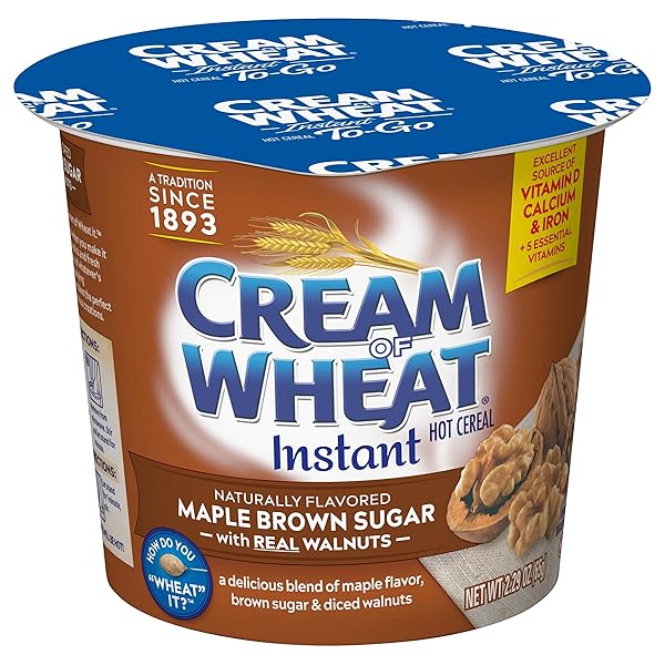 CREAM OF WHEAT INSTANT HOT CEREAL TO-GO CUPS,...