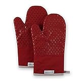 KitchenAid Asteroid Oven Mitt Set, 7"x12.5", Smoked