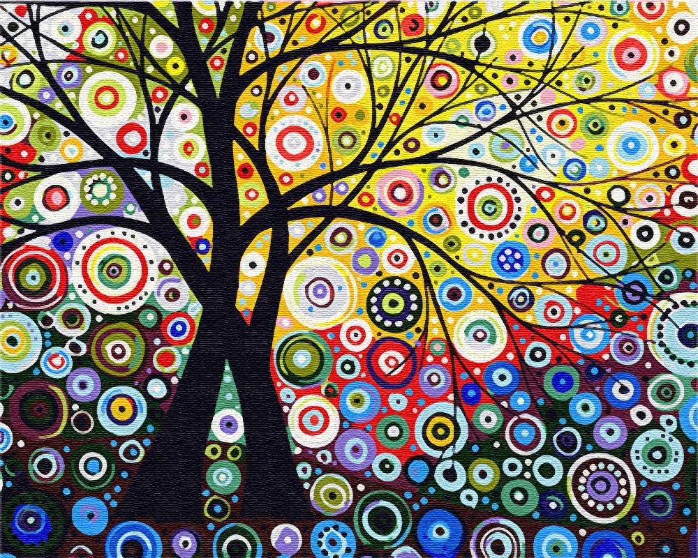 iCoostor Paint By Numbers DIY Acrylic Painting Kit For Kids & Adults