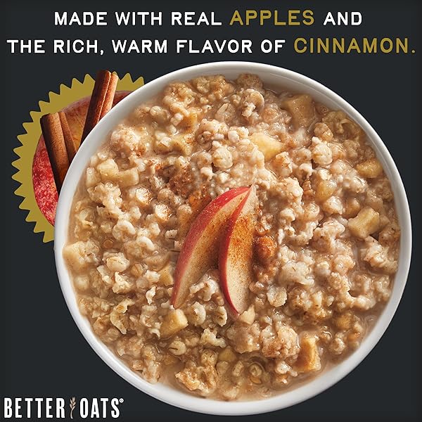 BETTER OATS FIT INSTANT, APPLE CINNAMON, 9.8 OUNCE