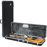 Gator Cases Deluxe ABS Molded Case for Bass Guitars with Internal LED Lighting (GC-BASS-LED)