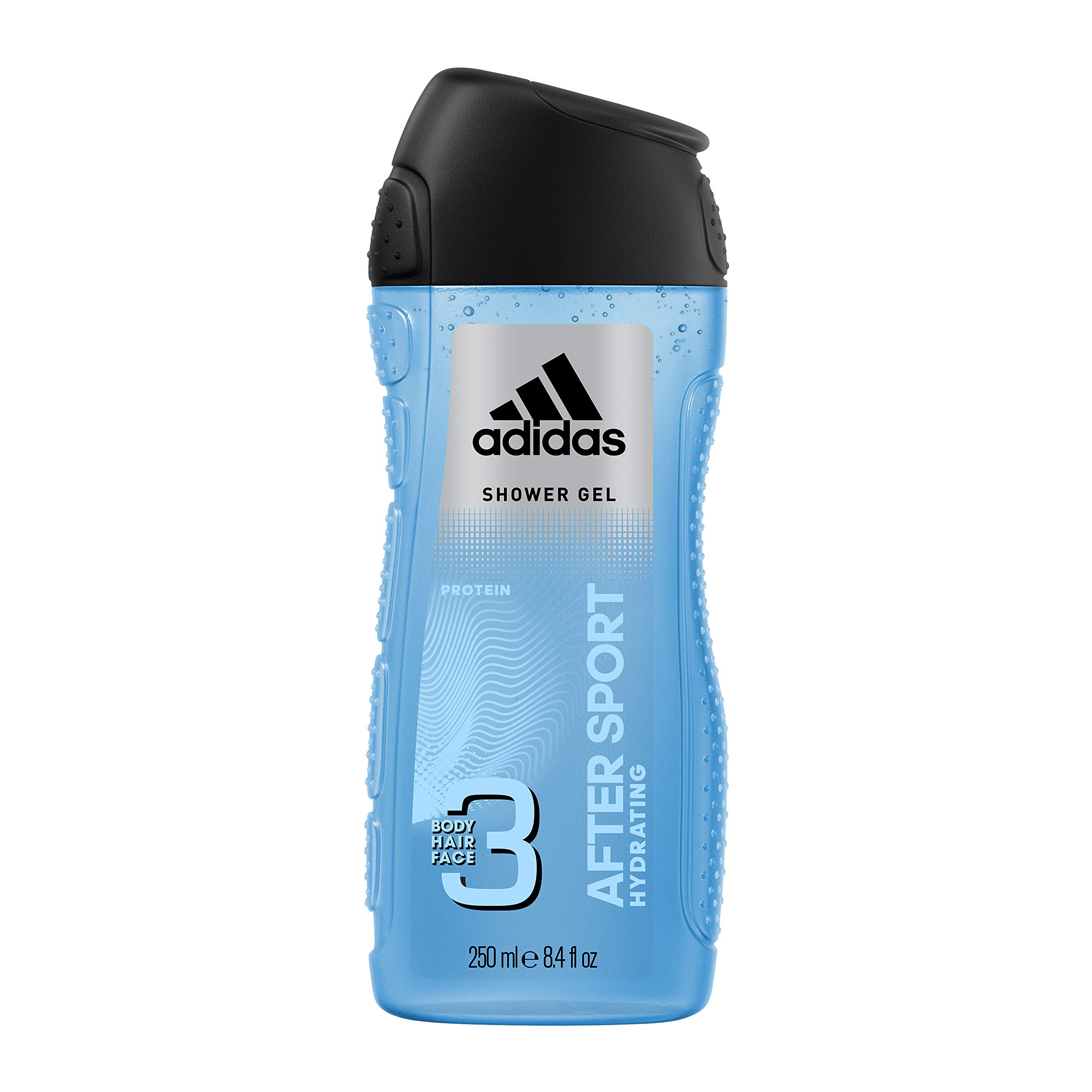 Adidas Sport Sensation After Sport 3in1 Body, Hair and Face Shower Gel for Men, 250ml (Pack of 1)