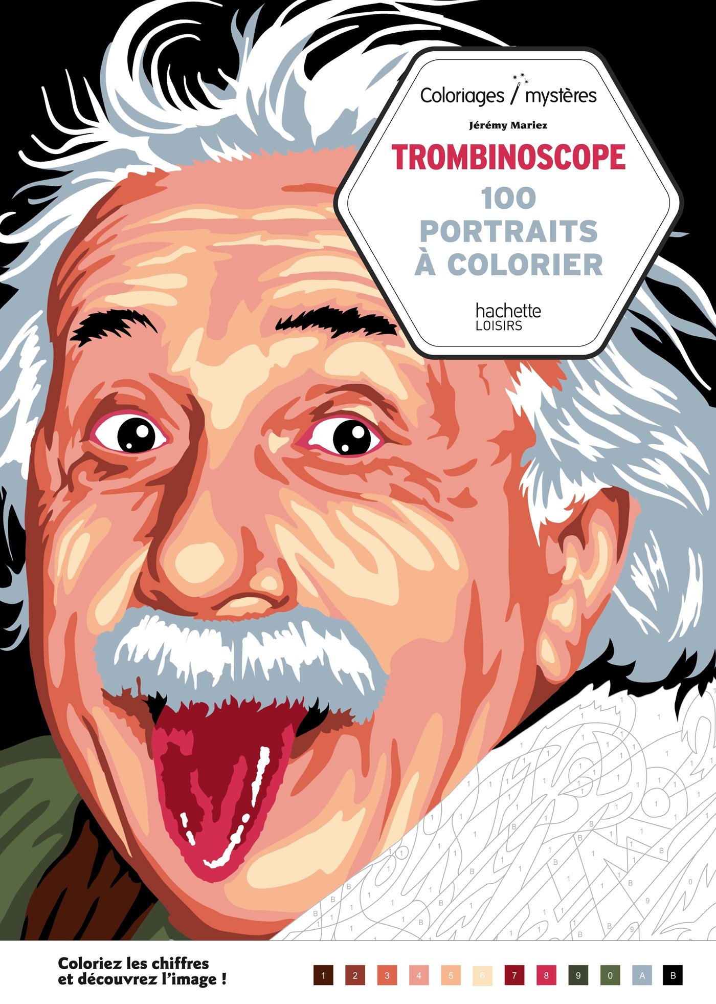 Trombinoscope 100 portraits   colorier Amazon Jérémy Mariez Livres