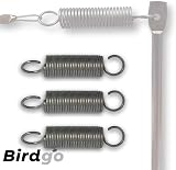 Birdgo 10x Stainless Steel Springs for Bird Post Wire Ledge Control Tension view 2