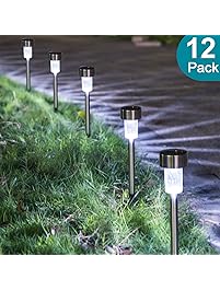 Dumax Solar Garden Lights Outdoor 12 Pack, Landscape Lighting for Patio, Lawn, Yard, Driveway, Walkway