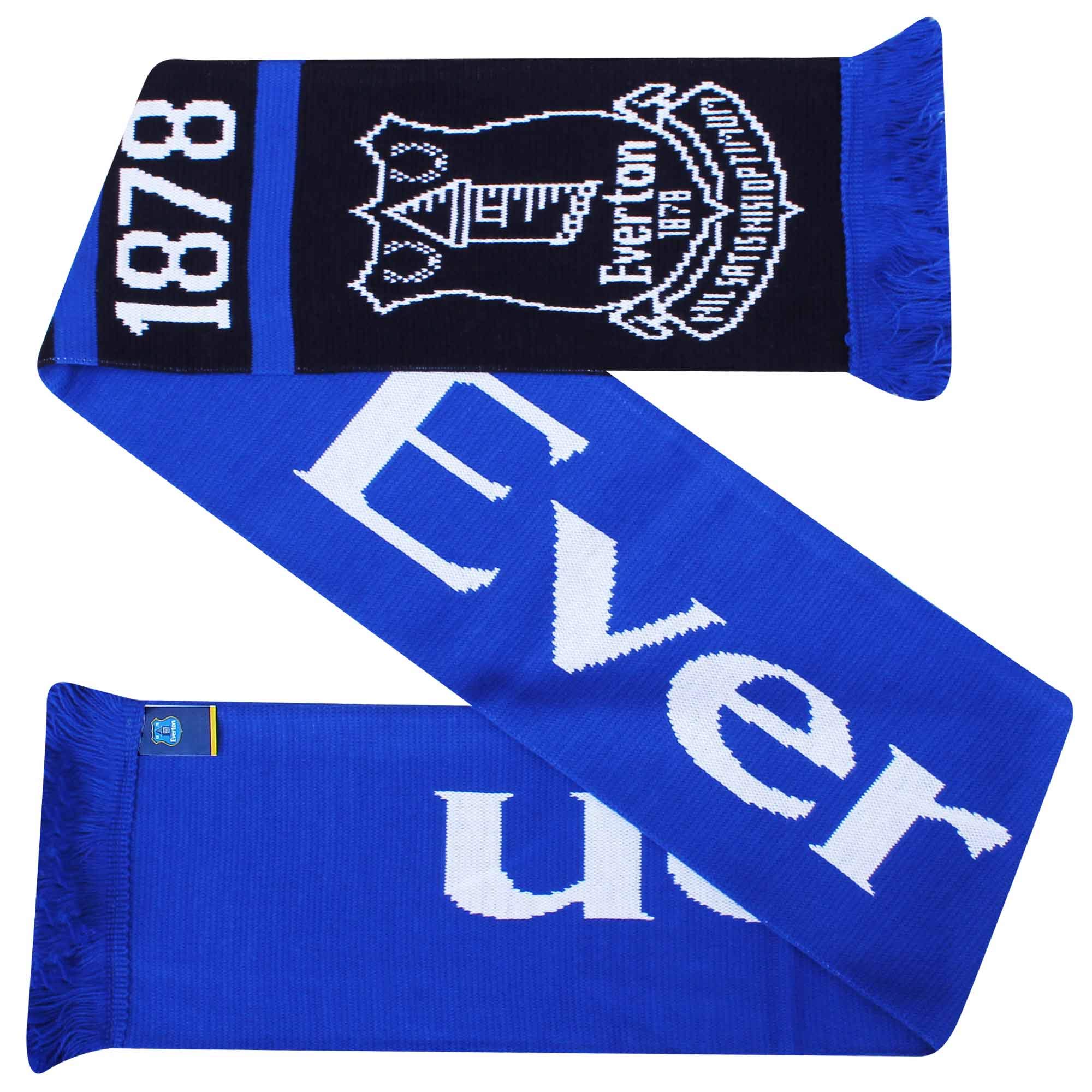 Everton Official FC (Premier League) Football Crest Fans Scarf (100% Acrylic)