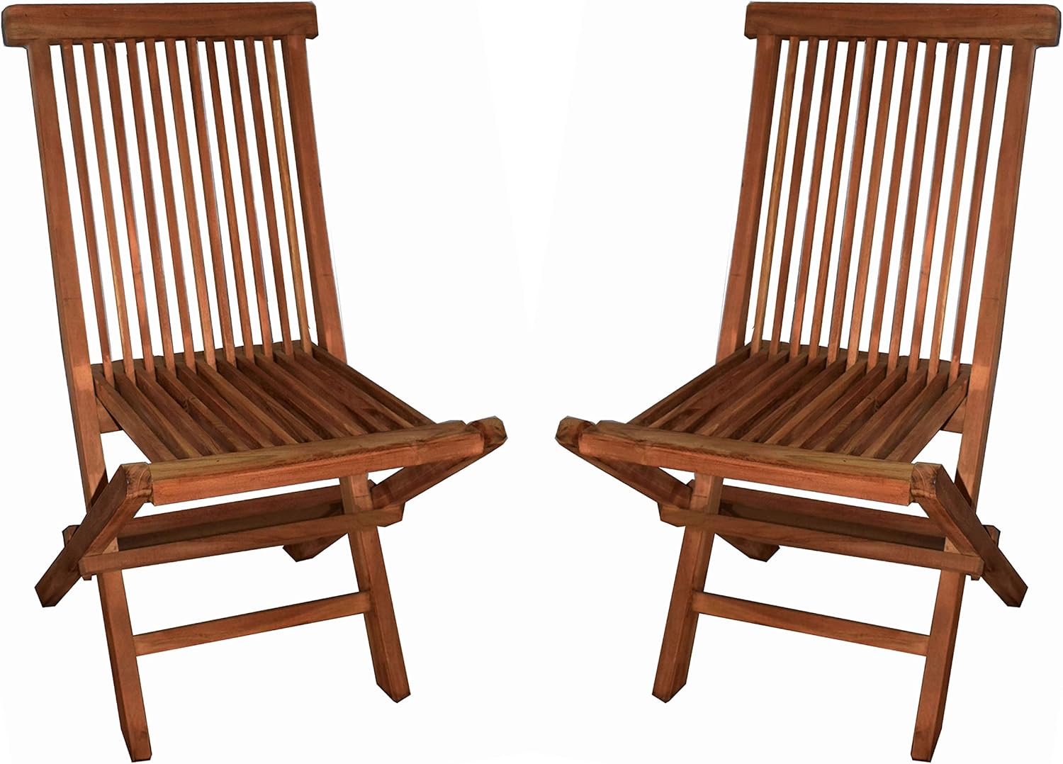 Amazon.de: Mediablue 2er Set Klappstuhl Teakstuhl Gartenstuhl Teak Holz