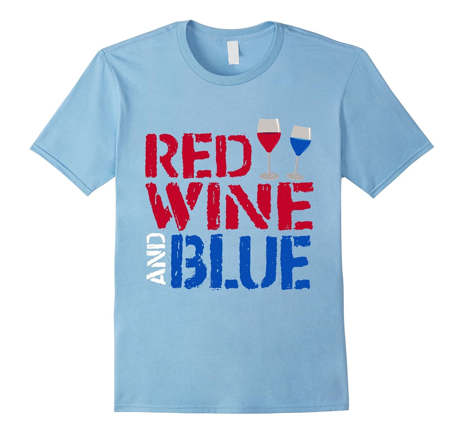 Red Wine and Blue hilarious ironic tshirtCD Canditee