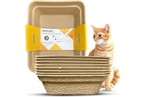 ANIMARU Disposable Litter Boxes (Brown, Large 8-Pack)