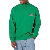 Lacoste mens Loose Fit High Neck Fleece Sweatshirt