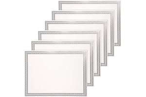 MATICAN Certificate Paper 8.5 x 11 Inches, 50-Pack Diploma Paper, Letter Size, Blank, Silver Borders