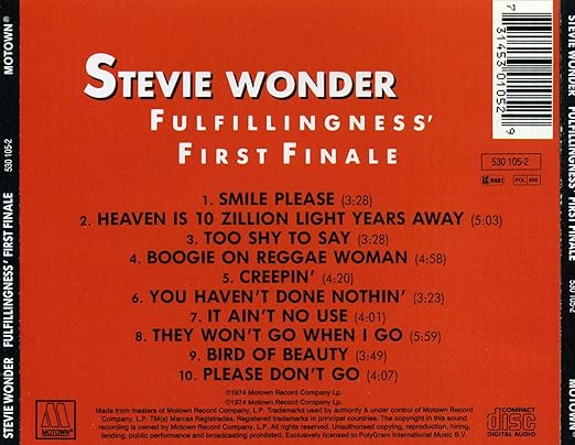 Fulfillingness Fist Finale Wonder Stevie Amazon De Musik