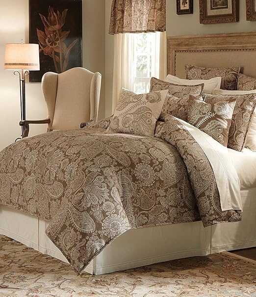 NOBLE EXCELLENCE Brown VILLA VISTA Euro EUROPEAN PILLOW