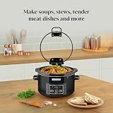 Crock-Pot Lift and Serve Digital Slow Cooker 4.7 L Hinged Lid Countdown Timer view 2