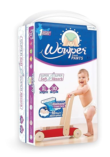 Wowper Fresh Pants Diapers Extra Large 30 Pieces