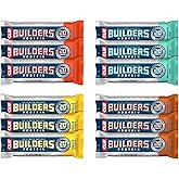 Clif Builders Protein Bars - Variety Pack - 20g Plant Based Protein - Gluten Free - Non-GMO - Low Glycemic - No Artificial Sweeteners - 2.4 oz. (12 Count)
