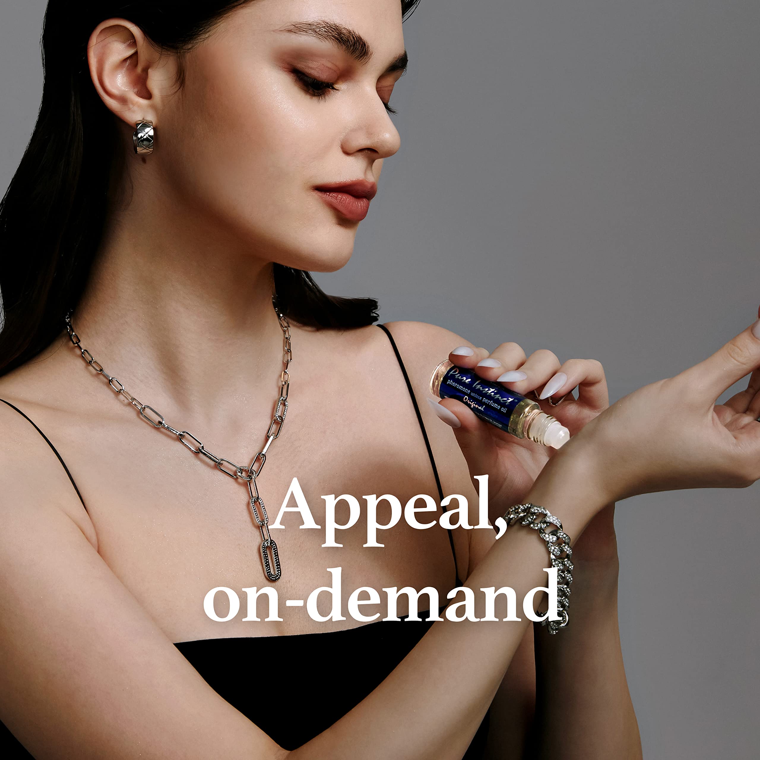 Pure Instinct Roll-On - The Original Pheromone Infused Essential Oil Perfume Cologne - Unisex For Men and Women - TSA Ready