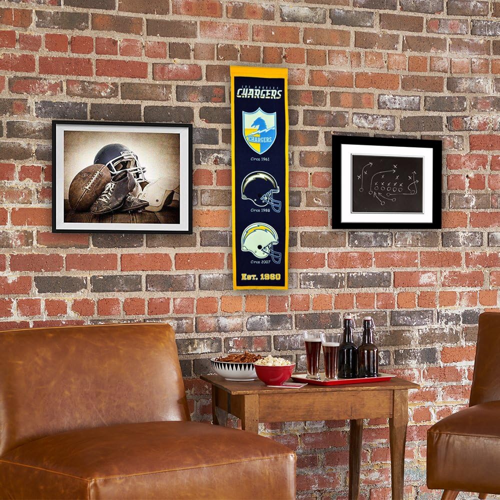 NFL Los Angeles Chargers Heritage Banner : Sports Fan Wall Banners : Sports & Outdoors