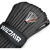 WILDAIR Paracord Survival Paracord Parachute Fire Cord Survival Ropes 4-in-1 5/32" Diameter U.S. Military Type III with Integ