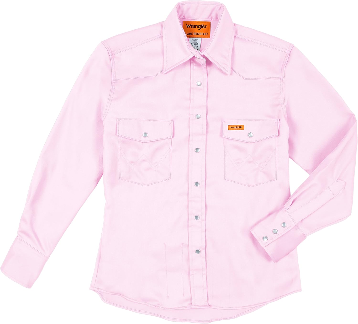 Wrangler RIGGS WORKWEAR Women's FR Western Long Sleeve Snap Workshirt: Clothing