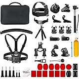 AKASO 60 in 1 Action Camera Accessories Kit Compatible with EK7000/EK7000 Pro/Brave 4/Brave 4 pro/Brave 7 LE/Brave 7/Brave 8/