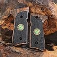Beretta 92FS, 92, 92F, 92A1, 92FS INOX, 92G, 92D, 96, 96D, 96A1, M9A1 Compatible Samurai Edge Raccoon City Stars Logo Grip (Root Walnut)