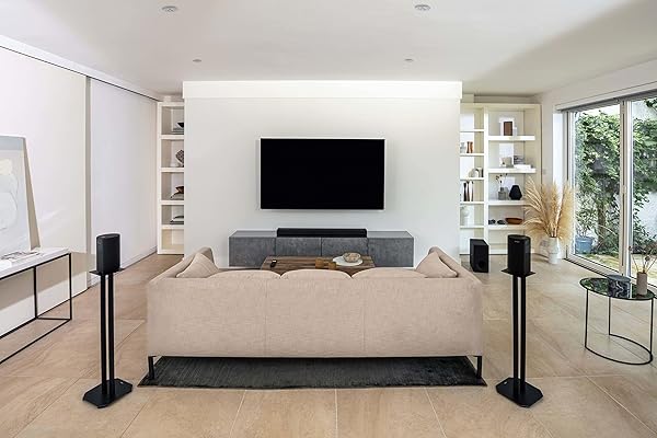 SONY SA-RS5 WIRELESS REAR SPEAKERS WITH BUILT-IN BATTERY FOR BRAVIA THEATER (BAR 8, BAR 9), HT-A7000/A5000/A3000 AND STR-AN1000