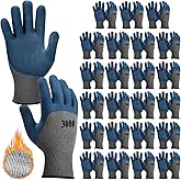 Chicingyou Winter Work Gloves for Men Waterproof Freezer Gloves Thermal Insulated for Cold Weather Safety Outdoor Work