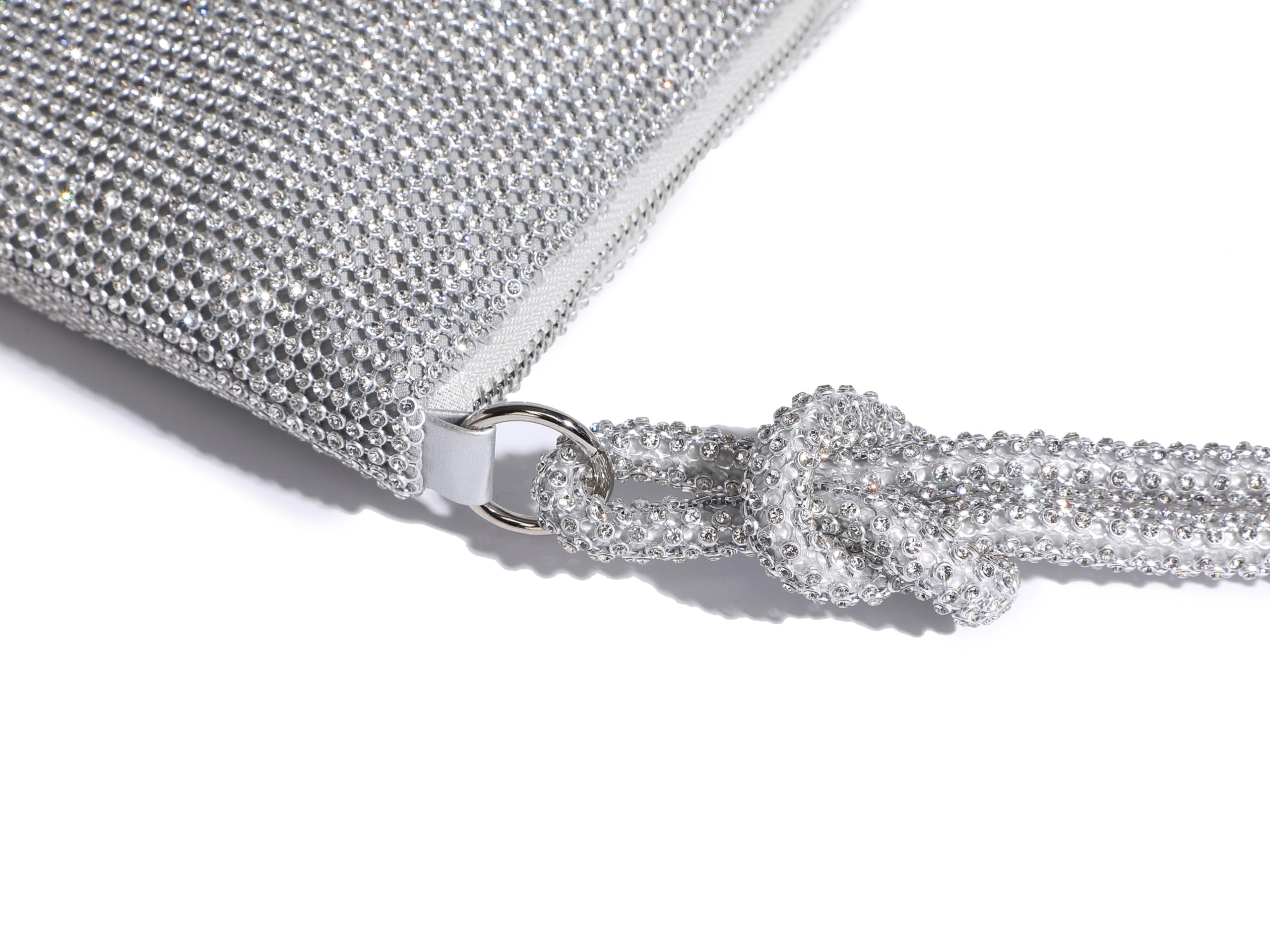 YUWITA Rhinestone Purse for Women Evening Bag Glitter Sparkly Mini Handbags